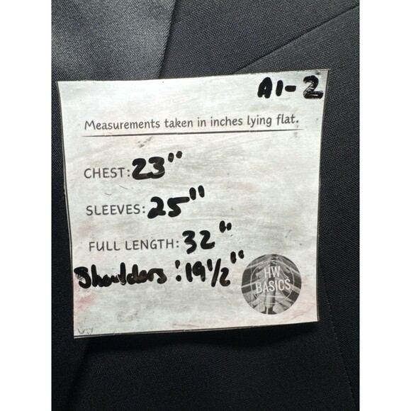 Vintage Bliss Blass Men's Wool Blazer 100% Pure Wool Large/XL Elegant Wear - Picture 16 of 16